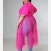 13Women Chiffon Plus Size Dress