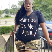 Casual Letter Short Sleeve Plus Size Set