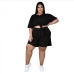 10Plus Size V Neck Loose Two Piece Outfits