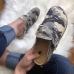 5 Leisure Closed Toe Printed Slip On Mules