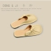 4 Pure Color Bow Flats Shoes