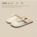 1 Pure Color Bow Flats Shoes