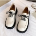 4British Style Round Toe Lace Up Leather Shoes