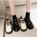 8British Style Round Toe Lace Up Leather Shoes