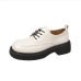 10British Style Round Toe Lace Up Leather Shoes