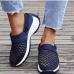 5Casual Black Sports Solid Slip On Shoes 