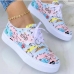 4Casual Sport Printed Unisex Lace Up Shoes