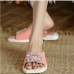 5Fashion Rhinestone Square Toe Summer Flats