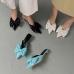 9Fashion Solid Bowtie Pointed Thin Heels Out Door Shoes