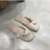 8Korean Style Round Toe Bow Mules Shoes