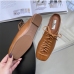 10Korean Style Square Toe Lace Up Flats