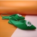 5Ladies Vintage Rhinestone Slip On Flats