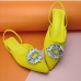 8Ladies Vintage Rhinestone Slip On Flats