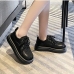 6Preppy Style Square Toe Lace Up Shoes Women