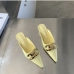 9Street Pointed Toe Metal Patch Flats