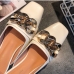 4Streetwear Fashion Chain Slip On Flat Slipper Mules