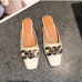 1Streetwear Fashion Chain Slip On Flat Slipper Mules