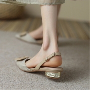 Temperament Bow Pointed Toe Flats For Women