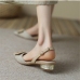 1Temperament Bow Pointed Toe Flats For Women
