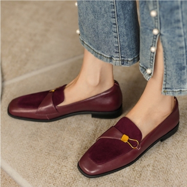 Versatile Square Toe Comfy Flats