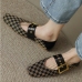 3Vintage Plaid Mary Jane Flats For Women