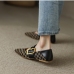 4Vintage Plaid Mary Jane Flats For Women