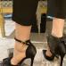 6Catwalk Bow Pointed Toe Black Stiletto Heels