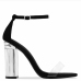 8Clear Upper Ankle Strap Comfortable Heels