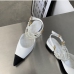 9Contrast Color Faux Pearl Heels For Women