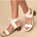 1Fashion Chunky Women Heeled Sandals