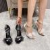 6Fashion Solid Bowtie Open Toe Thin Heels Out Door Shoes
