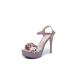 12Fashion Stereo Flower Open Toe Pump Out Door Shoes