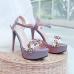 11Fashion Stereo Flower Open Toe Pump Out Door Shoes