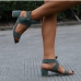 6Street Bow Design Chunky Roman Style High Heels