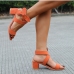 8Street Bow Design Chunky Roman Style High Heels