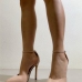 1Street Pointed Toe Design Ankle Strap Heels