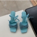 8Trendy Square Toe Rhinestone Woman Sandals