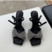 10Trendy Square Toe Rhinestone Woman Sandals