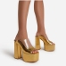 1Ladies Summer Chunky  Platforms Heels 