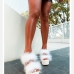 6New Designs Fluffy Chunky Platform Heels Women