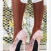 11Stylish Lace Peep Toe Super High Platform Heels