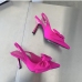 13Bow Decor Pointed Toe Heels For Women