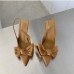 14Bow Decor Pointed Toe Heels For Women