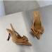 15Bow Decor Pointed Toe Heels For Women