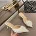 4Bow Faux Pearl Pointed Toe Stiletto Heels