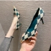 5Contrast Color Rhombus Lattice Stiletto Pumps