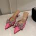 8Fashion Rhinestone Bowtie Pointed Thin Heels Out Door Shoes