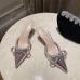 9Fashion Rhinestone Pointed Thin Heels Out Door Shoes