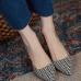 4Fashion Sexy Pointed Houndstooth Thin Heels Shoes