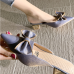 1Fashion Sharp Toe Bowtie Chunky Heel Out Door Shoes